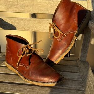 Red Wing Shoes Brown Chukka Boots